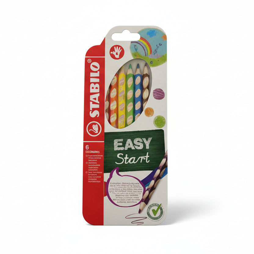 STABILO かきかた鉛筆　イージーカラー 色鉛筆６色セット